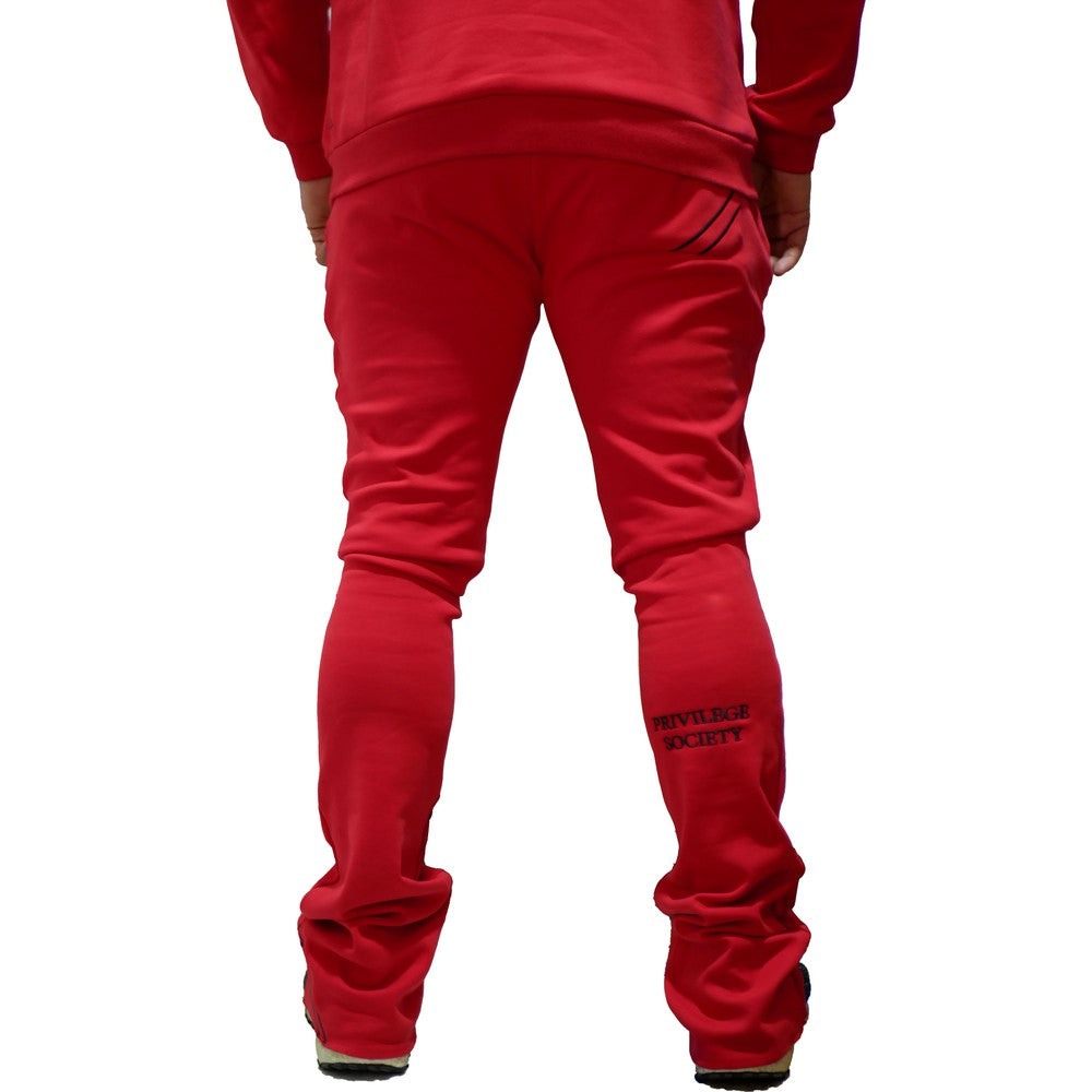 Mens PS FLeece Stacked Joggers – PRIVILEGE SOCIETY