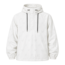 Load image into Gallery viewer, Monogram Windbreaker Pullover, White