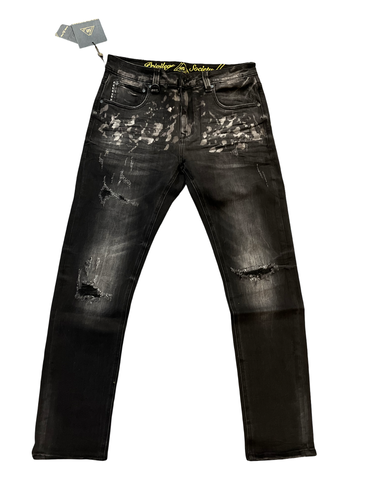 Men's Moon Rocks Skinny Jeans