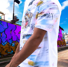 Load image into Gallery viewer, Tiger Instinct Rhinestone Tee, White