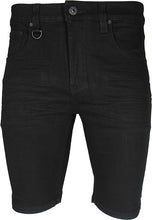 Load image into Gallery viewer, Privilege Society Men's Black 777 Denim Shorts