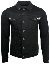 Load image into Gallery viewer, Triple Black Denim Jacket  PS4854-TB