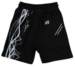 Men's Glory Shorts, Black / White