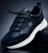 Load image into Gallery viewer, Men's Beaumont Trainers , Navy