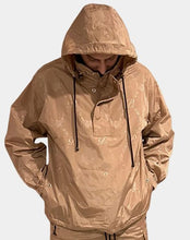 Load image into Gallery viewer, Monogram Windbreaker Pullover, Cream
