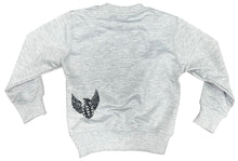 Load image into Gallery viewer, Kid&#39;s 30k Stitch Wool Crewneck Sweater, Grey