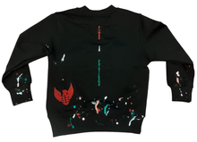 Load image into Gallery viewer, Kid&#39;s POP Crewneck Sweater , Black