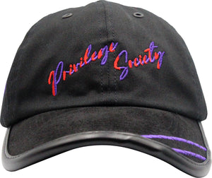 PS Limited Script Dad Hat, Black/White