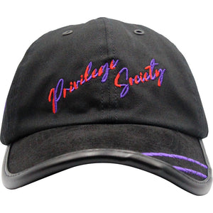 PS Limited Script Dad Hat, Black/Purple