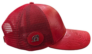 Heritage Trucker Leather Strap, Red