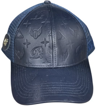 Load image into Gallery viewer, Heritage Trucker Leather Strap - Navy, Navy