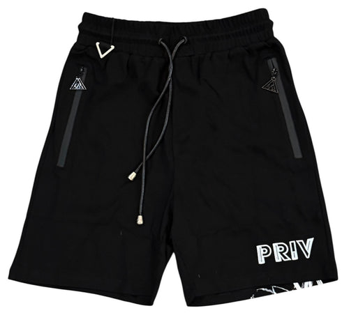 Men's Glory Shorts, Black / White