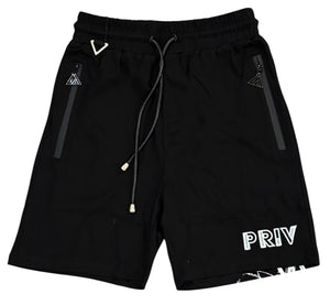 Men's Glory Shorts, Black / White