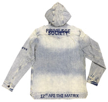 Load image into Gallery viewer, Trailblaze Denim Hoodie Jacket, Stone Wash