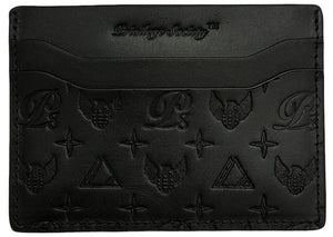 Monogram Leather CC Wallet , Black