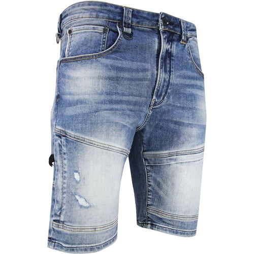 Privilege Society Men's Ice Pix Denim Shorts