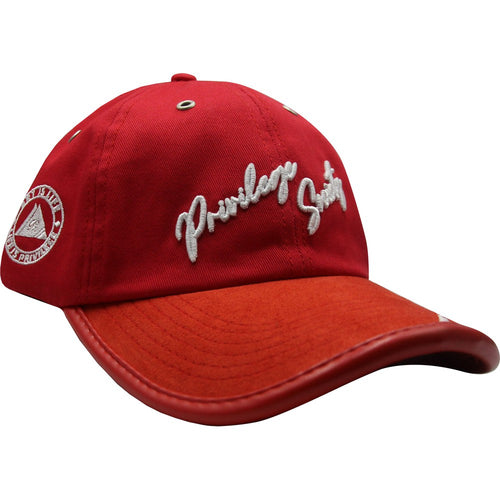 PS Limited Script Dad Hat, Red/white