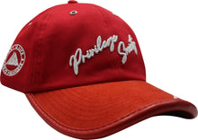 Load image into Gallery viewer, PS Limited Script Dad Hat, Red/Black