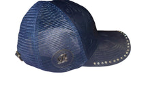 Load image into Gallery viewer, Heritage Trucker Hat With Crystals, Navy blue