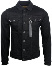 Load image into Gallery viewer, Triple Black Denim Jacket  PS4854-TB