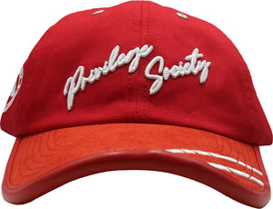 PS Limited Script Dad Hat, Red/Black