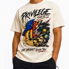 Load image into Gallery viewer, Men's Manifesto Box Tee , Cream