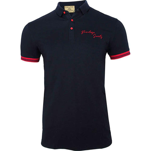 PS Script Polo Shirt , Red/Black